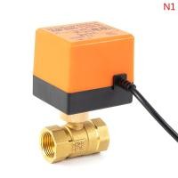 ราคา KingBe Jettingbuy วาล์วบอลวาล์วทองเหลือง2ทางมอเตอร์ไฟฟ้า DN20 AC 220V สาย3เส้น (16859779454)