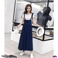 ราคา PE3171 Set 2 ชิ้น เสื้อแขนสั้น เอี๊ยมกางเกงทรงขาบาน สอบถามก่อนสั่งซื้อ (461492129)