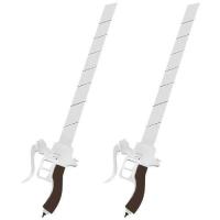 ราคา Attack on Titan Anime Cosplay Props Mikasa Ackerman Levi Ackerman Three dimensional Mobile Device Thunder Gun Weapon Props (20500739435)