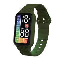 ราคา นาฬิกาดิจิทัล Led สำหรับอ่านหนังสือนาฬิกาข้อมือสายรัดปรับได้หน้าจอสัมผัสและสำหรับเด็กเล็ก (21164895194)