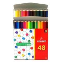 ราคา สีไม้คอลลีน หัวเดียว 12 24 36 48 60 สียาว (21412172773)