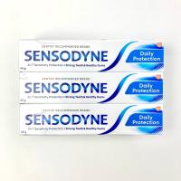 ราคา แพ็ค 3 ยาสีฟัน เซ็นโซดายน์ เดลี่ โพรเทคชั่น Sensodyne Daily Protection ขนาด 40 กรัม (21398072470)