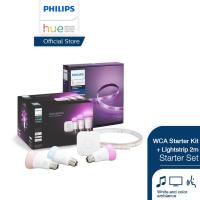 ราคา แพ็กพิเศษ Philips Hue WCA Starter Kit LightStrip Plus with Bluetooth 2M ชุดหลอดไฟแอลอีดี ฟิลิปส์ 16 ล้านเฉดสี 9 5W ขั้ว E27 ไฟเส้นเปลี่ยนสีอัจฉริยะ 2 เมตร (21429998677)