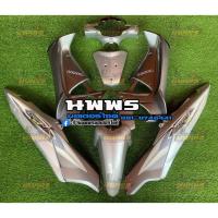 ราคา ชุดสีเวฟ125i เวฟ125s WAVE125i WAVE125S ไฟเลี้ยวบังลม ครบชุด 14 13 ชิ้น พร้อมสติ๊กเกอร์ สีเทาบรอนด์ สติ๊กเกอร์ปี2005 3 (20878360153)