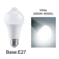 ราคา หลอดไฟ LED เซ็นเซอร์ตรวจจับการเคลื่อนไหว E27หลอดไฟ LED B22เซ็นเซอร์ PIR หลอดไฟกลางคืนเปิด ปิดอัตโนมัติสำหรับบันไดระเบียงโรงรถไฟรักษาความปลอดภัย (21341250472)