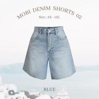 ราคา Merge Official Mobi Denim Shorts02 พร้อมส่ง ยีนส์ขาสั้น ที่ไม่สั้น ทรง Bermuda Shorts (13936248858)
