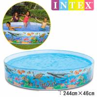 ราคา Intex สระน้ำขอบตั้ง ใส่น้ำเล่นได้เลย ไม่ต้องเติมลม กว้าง 8 ฟุต สระว่ายน้ำ ขอบตั้ง ขนาด 2 44 เมตร สูง 46 cm Intex58472 4ft 122x25cm Intex57412 (13480980691)