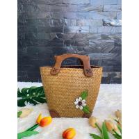 ราคา กระเป๋าสานเส้นกระจูดหูจับไม้สวยงามใบใหญ่ ขนาดแจ้งไว้ในรายละเอียดเพิ่มเติม (21450166999)
