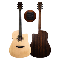 ราคา Kazuki Mars Series EQ FM ISY301 กีตาร์โปร่งไฟฟ้า D2CE Kazuki OM2CE กีต้าร์ โปร่งไฟฟ้า D2 OM2 (21411848514)