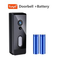 ราคา Tuya Video Doorbell WiFi กลางแจ้งประตู Bell กันน้ำ IP65แบตเตอรี่ Intercom สมาร์ทโฮม Google Alexa ประตูโทรศัพท์กล้อง (21171198031)
