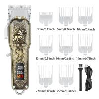 ราคา Hiena ปัตตาเลี่ยนตัดผมมีที่หนีบผมมีจอ LCD แบบไร้สายที่ตัดขนที่ตัดขนระดับมืออาชีพ HYN 203B ใหม่ (21170888981)