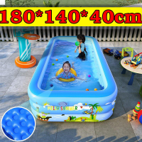 ราคา 10 ปีไม่ชำรุด สระน้ำครอบครัว สระเป่าลมเด็ก 3 ชั้น สระว่ายน้ำเด็ก สระน้ำขนาดใหญ่ สระว่ายน้ำเด็ก สระน้ำใหญ่ๆถูก อ่างน้ำเป่าลม Swimming Pool สระน้ำ (21442785494)