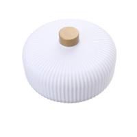 ราคา ถาดใส่อาหารจานใส่อาหารพร้อมฝาปิด4ช่องถาดใส่ถั่วลูกกวาดผลไม้แห้ง (21357106367)