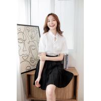 ราคา เสื้อนักศึกษาคอจีน เสื้อคอจีน ทรงบอย ผ้าดิบ ผ้าคอมทวิว สีขาวนวล ใส่ได้ทั้งผู้หญิงและผู้ชาย (17946451719)