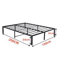 ราคา 5 ฟุต 6 ฟุต โครงเตียง เตียงเหล็ก เตียงนอน โครงเตียงแข็งแรง เตียงคู่ (21256793789)