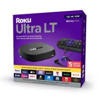 ราคา Roku Ultra LT Streaming Device 4K HDR Dolby Vision with Roku Voice Remote Private Listening and Premium HDMI Cable Ready to Ship from Bangkok (17141002956)