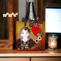 ราคา กระเป๋าสาน DIY กระจูดย้อมสีสวยใบใหญ่ งานดีคุณภาพ 12 15 4 นิ้วสะพายได้ ใส่เอกสารเหมาะมาก พร้อมส่งจากไทยส่งทุกวันนะคะ (21401394703)