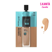ราคา Maybelline เมย์เบลลีน ฟิตมีแมท แอนด์ พอร์เลส ฟาวเดชั่น รองพื้นแบบซอง (14297675565)