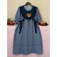 ราคา เดรสคลุมท้องลายสก็อตปักเรนโบว์ หมี (21412246720)