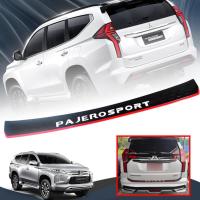 ราคา สคัพเพลทท้าย กันรอยท้าย ชายบันไดหลัง MITSUBISHI ปาเจโร่ PAJERO SPORT ปี 2019 2021 สีดำด้าน LOGO ขาว ฟรีค่าส่ง (13120181186)