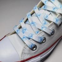 ราคา ใหม่120ซม 150ซม 1คู่ Sanrio Tali sepatu ceper Kuromi Hello Kitty ไม่ยืดหยุ่นเชือกผูกรองเท้าหนาลำลองเครื่องประดับ (21170477013)
