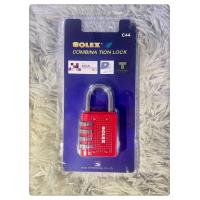 ราคา Solex กุญแจรหัส รุ่น C33 รหัส 3 หลัก กุญแจ รหัส ล็อคกระเป่าเดินทาง ล็อคกระเป่า เดินทาง วัสดุซิงค์อัลลอย (19994150456)