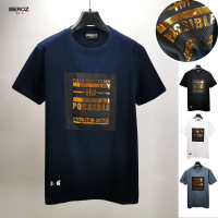 ราคา IBEROZ เสื้อยืด สกรีนนูน แนวสตรีท รุ่นS FOILPOSSIBLE (16628210262)