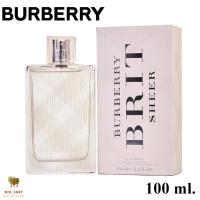 ราคา Burberry Brit Sheer For Her EAU DE TOILETTE 100 ml (21027014315)