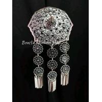 ราคา ปิ่นปักผม เครื่องประดับผมสีเงินรมดำ พร้อมตุ้งติ้งใบไม้ไหว ปิ่นล้านนา ปิ่นเจ้านาง (14325643763)