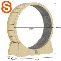 ราคา 3 3 sale ลู่วิ่งแมว 104 36 116cm ของเล่นแมว ขนาดใหญ่ วงล้อแมว ล้อวิ่งแมว ลู่วิ่งสัตว์เลี้ยง ล้อวิ่งไม้ (20998463295)