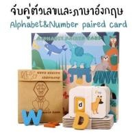 ราคา Alphabet Number paired card การ์ด จับคู่ตัวอักษร A Z และ 1 10 (16285763842)