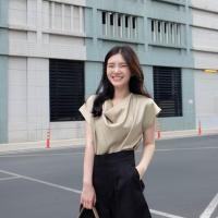 ราคา REALLOOSE MORGAN TOP เสื้อคอถ่วงผ้า satin นำเข้า (14550035368)