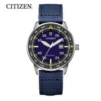 ราคา CITIZEN นาฬิกาแฟชั่นผู้ชาย รุ่น BM7390 2X สีเขียวทหารนาฬิกาสายไนลอน นาฬิกาสปอร์ตผู้ชาย (4684856402)