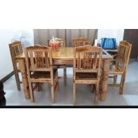 ราคา ชุดอาหาร 6ที่นั่ง ไม้สักทอง ส่งฟรียกเว้นภาคใต้ (19188639377)