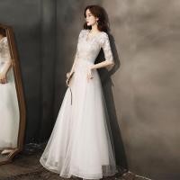 ราคา EAGLELY ชุดราตรีสวยหรูชุดเดรสปาร์ตี้มื้อเย็นช่วงเย็นยาวหรูหราไฮเอนด์สำหรับผู้หญิงชุดเดรสสีขาวขนาดพิเศษ2024หรูหราสำหรับงานเลี้ยงชุดไปงานเต้นรำงานแต่งพลเรือนสำหรับเจ้าสาวสำหรับวัยรุ่นพรหม (7777282937)