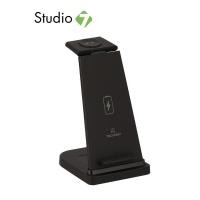 ราคา แท่นชาร์จไร้สาย TECHPRO 3 in 1 Wireless Charger Stand 15W Fast charge by Studio7 (21277784469)