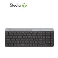 ราคา คีย์บอร์ด Anitech Bluetooth and Wireless Rechageable Keyboard P505 TH EN By Stoudio7 (21319887055)