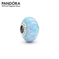 ราคา Pandora Sterling silver charm with lab created opal ชาร์ม ชาร์มแพนดอร่า แพนดอร่า (14717510541)