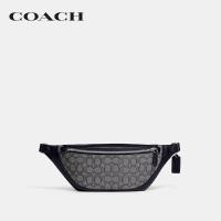 ราคา COACH กระเป๋าคาดเอวผู้ชายรุ่น League Belt Bag In Signature Jacquard สีฟ้า CC073 DWP (20146183863)