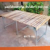ราคา ชุดโต๊ะตลาดแผงลอยแบบพับได้ ครบชุด โต๊ะตลาดนัดแผงลอย โครงเหล็กตลาดทั้งชุด ที่วางของขายสินค้าตลาดโต้รุ้ง สูง 78 ยาว 180 เซนติเมตร มีช้อย้ (876684307)
