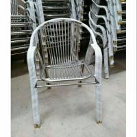 ราคา เก้าอี้พนักพิงขาคู่ สแตนเลส สวยทนแข็งแรง (1229646182)