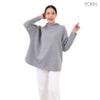 ราคา ITOKIN เสื้อนิตติ้งคอตั้งโอบ แขนยาว W5B026 (20910688122)