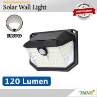 ราคา ไฟติดผนังโซล่าเซลล์ รุ่น 120 400 Lumen เเสง ขาว (20757312605)