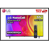 ราคา LG 55 นิ้ว 55NANO80SQA NANO CELL 4K SMART TV ปี 2022 มีเมจิกรีโมท สินค้า Clearance (16418761581)