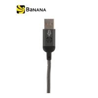 ราคา สายชาร์จ TECHPRO Voice Control LED Light Data Cable USB A to Type C 1 2m Grey By Banana IT (14860105024)