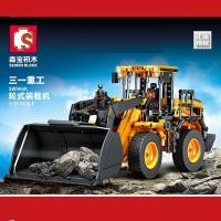 ราคา ProudNada Toys ตัวต่อ รถก่อสร้าง รถตักล้อยาง รถตัก ซานี่ 1 26 S SEMBO BLOCK SW966K WHEEL LOADER 896 PCS 712016 (18456475295)