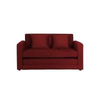 ราคา INDEX LIVING MALL โซฟาผ้าปรับนอน 2 ที่นั่ง PLUS 9 รุ่นโซเลซ สีแดง (21405046774)