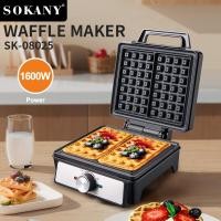 ราคา SOKANY เครื่องทำวาฟเฟิล เครื่องทำวาฟิล1000W เตาวาฟเฟิล วาฟเฟิล เครื่องวาฟเฟิล ขนมรังผึ้ง ทำแซนวิส เครื่องอบวาฟเฟิล (20998344047)