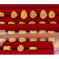 ราคา แหวนทอง 1 สลึง คละลาย ไม่ฝังพลอย ไม่ลงยา (21468061959)