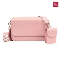 ราคา BSC Bag Luggage กระเป๋าสะพาย Cross body รุ่น Iris สีชมพู (19684311429)